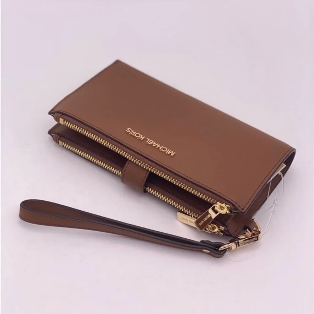 Michael Kors DoubleZip Wallet Wristlet Luggage